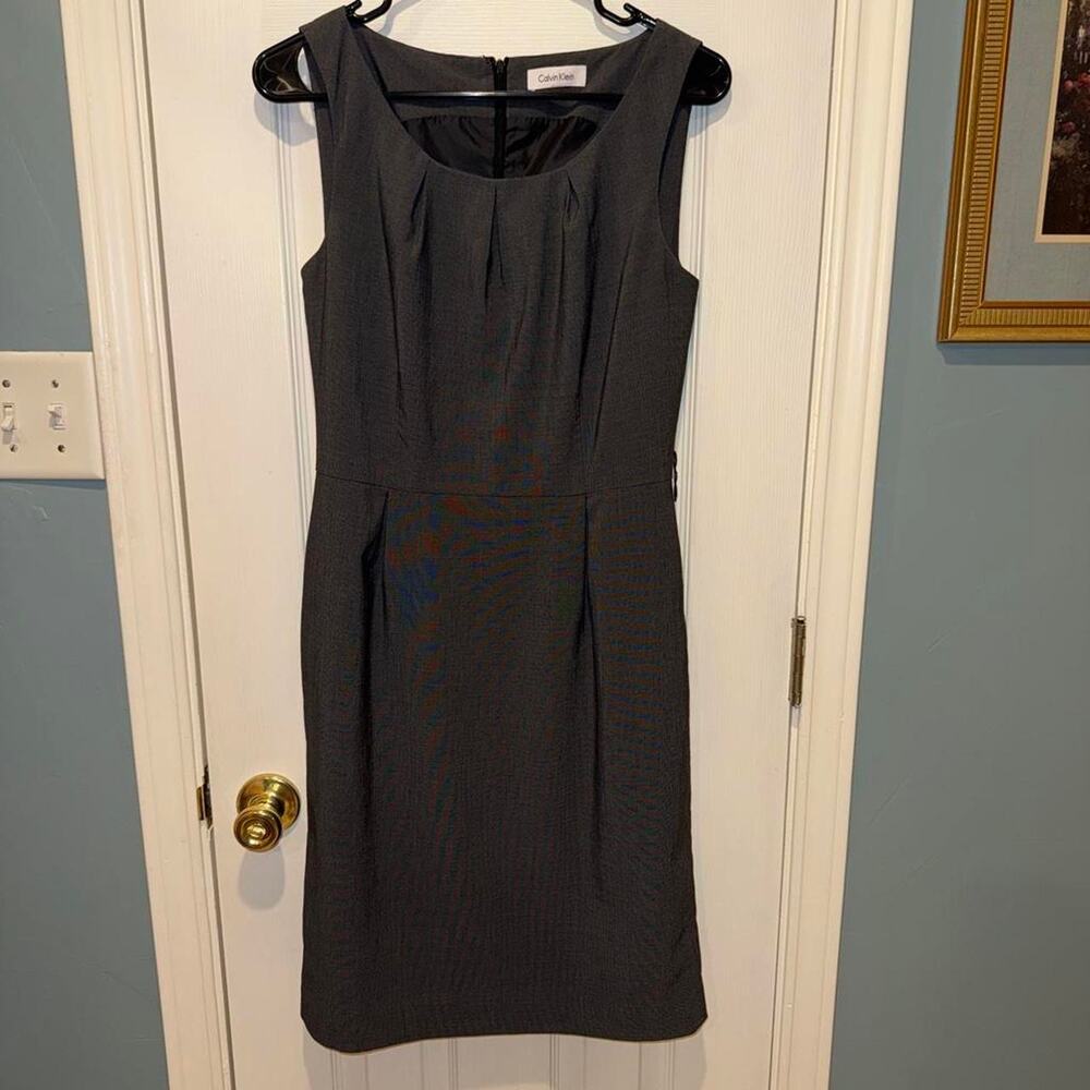 Grey work dress calvin klein